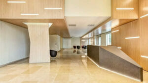 6 Facts About Commercial Cleaning: Modern Wooden Reception Area