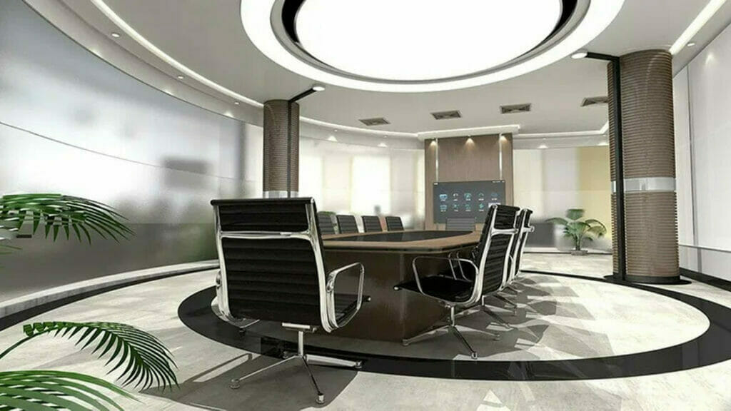 Office Furniture Maintenance: Conference Room with Unique Design